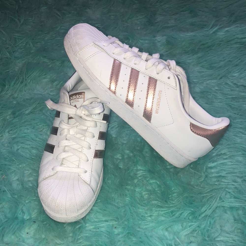 Adidas Rose Gold Superstars
